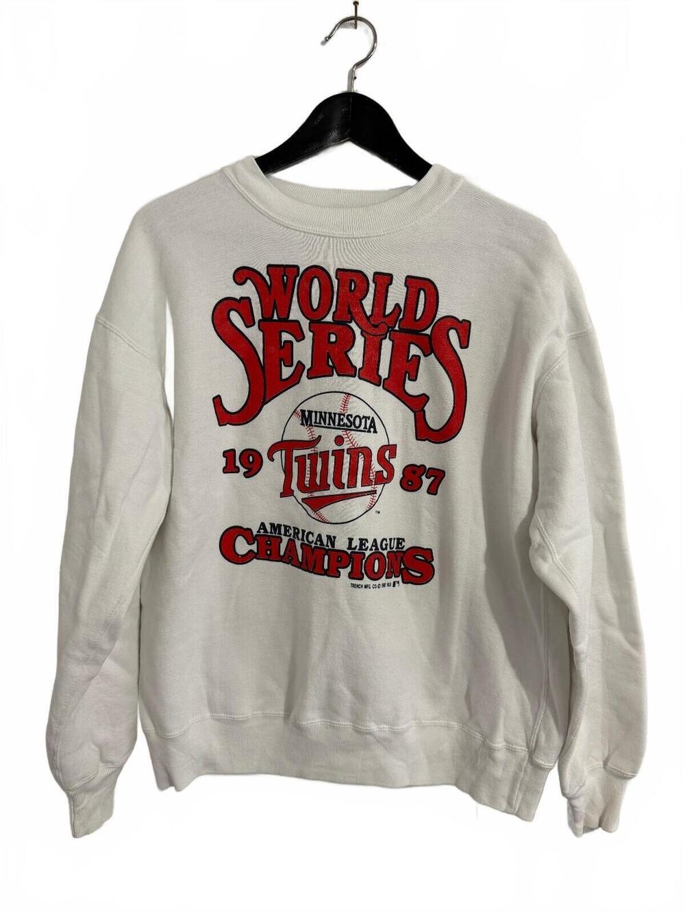 Vintage Minnesota Twins 1987 World Series Crewneck Size M